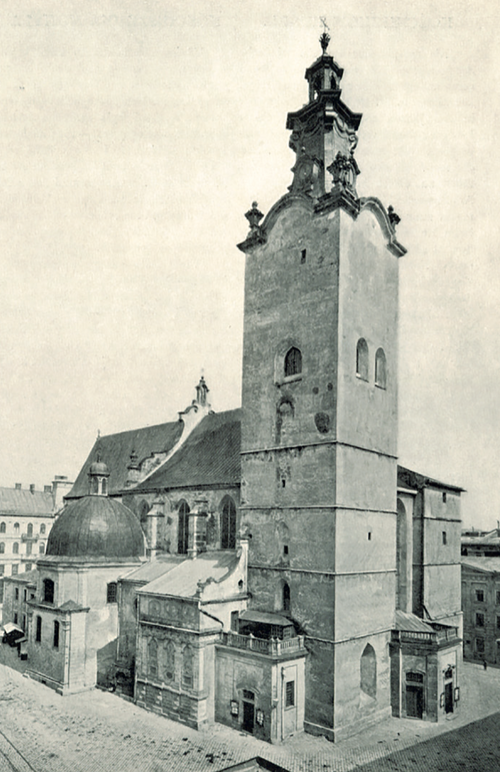 Katedra Wniebowzięcia Najświętszej Maryi Panny we Lwowie, 1898 r. (fot. Wikimedia Commons)