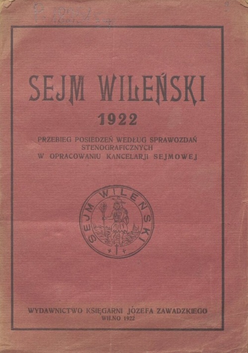 Sejm Litwy Środkowej został wybrany w wyborach 8 stycznia 1922 roku, obradował od 1 lutego do 1 marca. 20 lutego 1922 r. przyjął uchwałę o przyłączeniu Ziemi Wileńskiej do Polski.