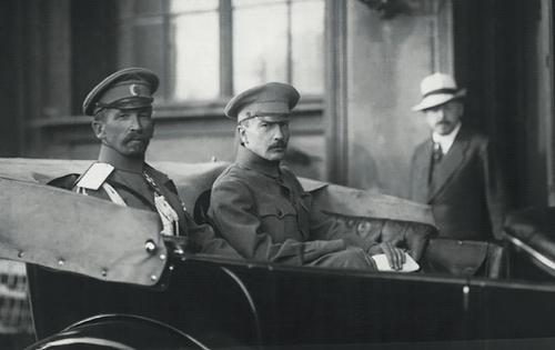 Generał Ławr Korniłow i Borys Sawinkow, 1917 r.