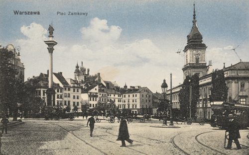 Pocztówka z przedwojennej Warszawy