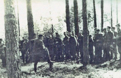 „Ostatni rozkaz” dla żołnierzy wileńskiej AK, 18 czerwca 1944 r., Puszcza Rudnicka. Fot. AIPN