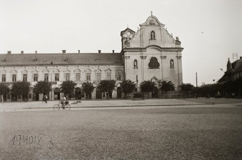 Centrum Vácu, 1940 r. Ze zbiorów Fortepan-Berkó Pál
