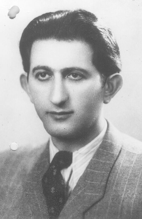 Salomon Flamholz (1948), uratowany przez rodzinę Prażmowskich. Fot. ze zbiorów IPN