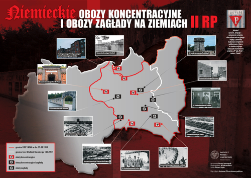 Z infografiki IPN „Niemieckie obozy koncentracyjne i obozy zagłady na ziemiach II RP” (autor: Bartosz Januszewski)