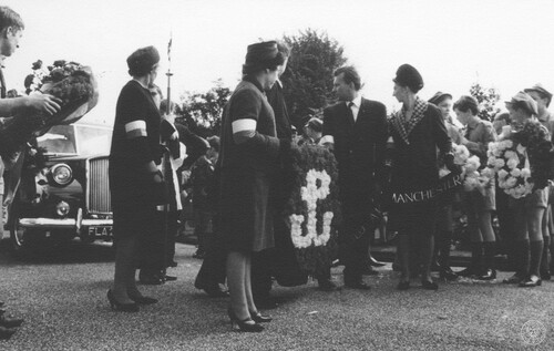 Funeral of General Tadeusz Komorowski codename “Bór” at a cemetery in London, September 2nd 1966. Photo from the collections of the Institute of National Remembrance