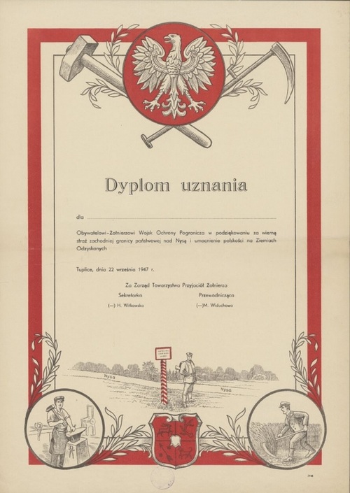 Druk z 1947 r. ze zbiorów Biblioteki Narodowej