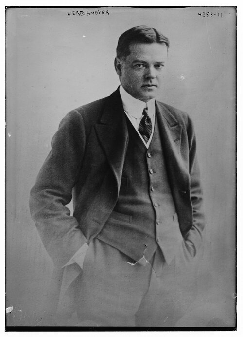 Herbert Hoover, 1915. Fot. Wikimedia Commons/domena publiczna