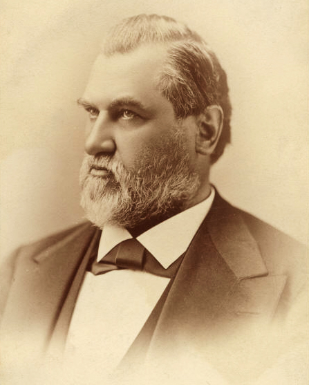 Leland Stanford, około 1890. Fot. Wikimedia Commons/domena publiczna