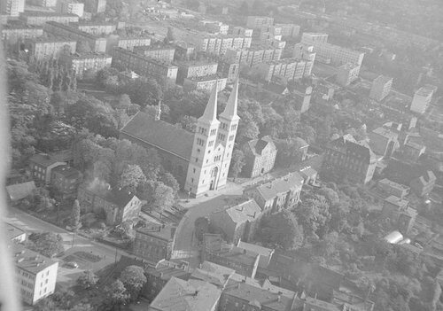 Okolice Mikołowa, widok z lotu ptaka fot. NAC)