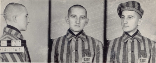 Zdjęcie Franciszka Blachnickiego z KL Auschwitz (fot. z zasobów Państwowego Muzeum Auschwitz-Birkenau w Oświęcimiu)