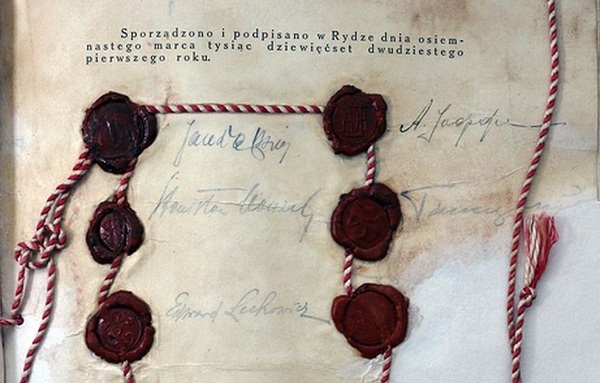 Bitter peace. The 1921 Treaty of Riga.