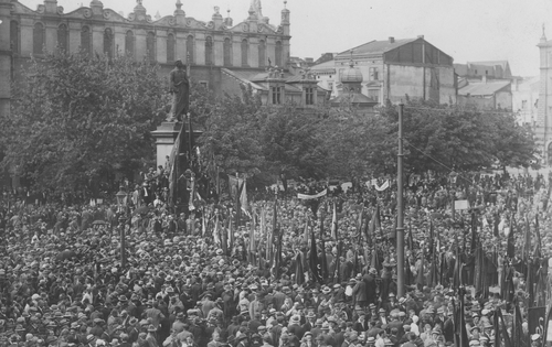 Wiec Centrolewu w Krakowie w 1930 r.