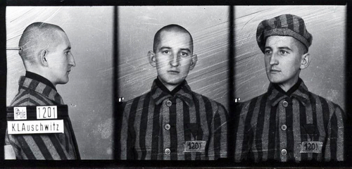 Franciszek Blachnicki w KL Auschwitz, 1940. Ze zbiorów Państwowego Muzeum Auschwitz-Birkenau. Fot. Wikimedia Commons/domena publiczna