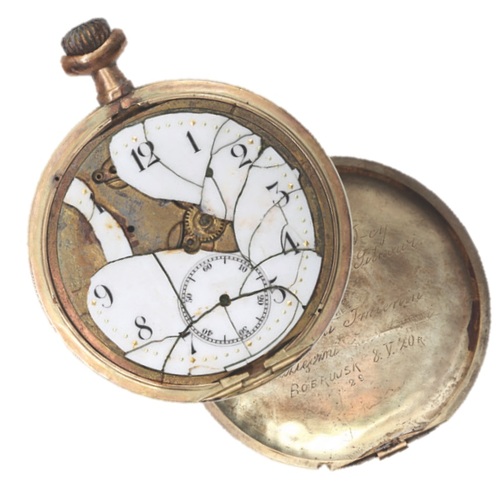 Zegarek ze zbiorów Muzeum Katyńskiego