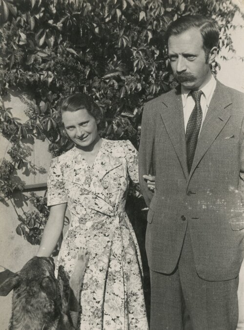 Tadeusz Żenczykowski-Zawadzki wraz z żoną Daromiłą