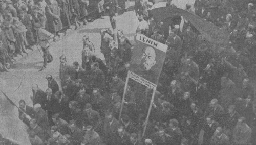 Manifestacja 1 maja 1936 r. w Łodzi
