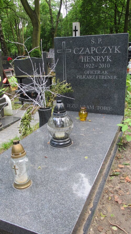 Grób Henryka Czapczyka na cmentarzu jeżyckim przy ul. Nowina w Poznaniu. Fot.: Autor