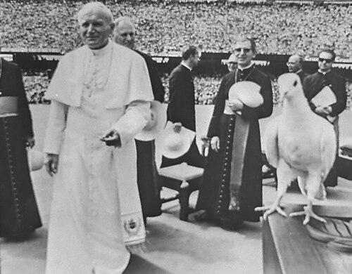 Papież Jan Paweł II podczas podróży apostolskiej do Brazylii. Fot. <i>Arquivo Nacional</i> (domena publiczna)