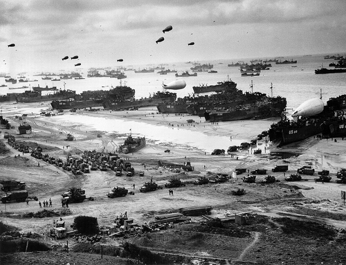Desant wojsk amerykańskich na plaży Omaha