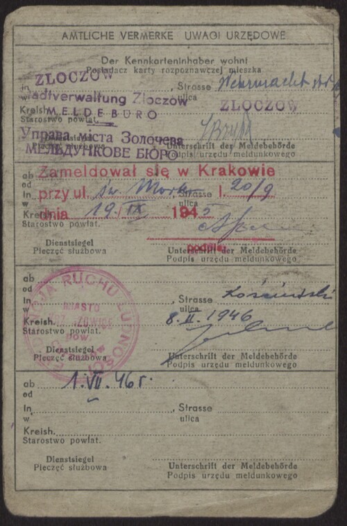 Kolaboranci administrujący Polską pojałtańską nie mieli problemów z wykorzystywaniem do kontroli przemieszczania się Polaków po 1944 - 1945 r. jeszcze okupacyjnych dokumentów hitlerowskich. Z zasobu IPN