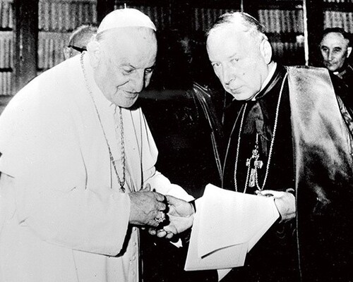 Stefan kardynał Wyszyński i papież Jan XXIII