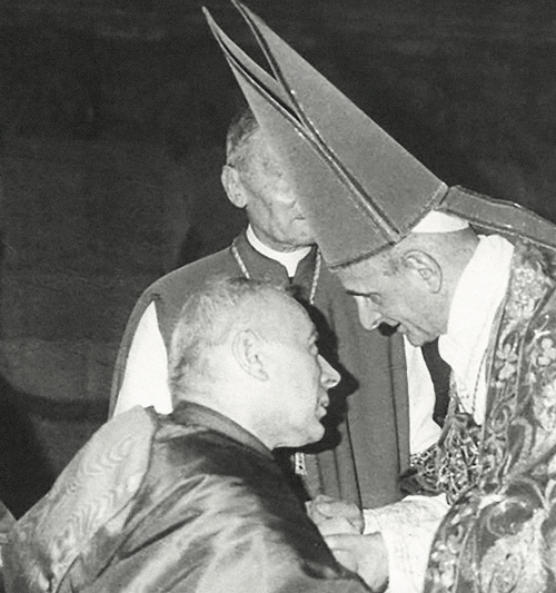 Stefan kardynał Wyszyński i papież Paweł VI