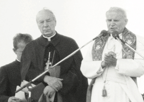 Stefan kardynał Wyszyński i papież Jan Paweł II
