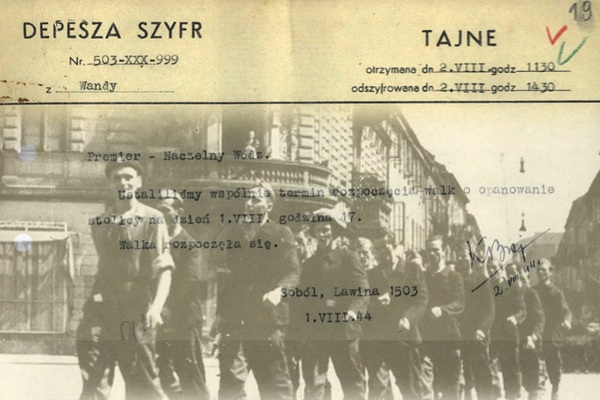 Pierwsza depesza powstańczej Warszawy