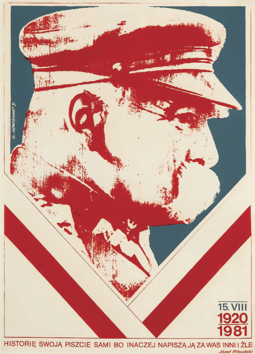 Plakat z wizerunkiem Marszałka Józefa Piłsudskiego