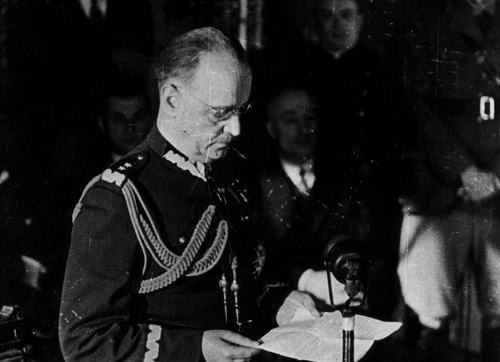 Władysław Sikorski jako premier RP w Paryżu - październik 1939 r. Fot. NAC