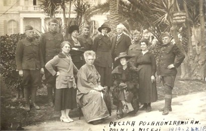 Zdjęcie z czasu rekonwalescencji żołnierzy w Nicei (fot. 7)