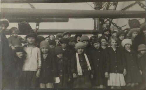 Powrót 312 sierot do Polski na statku „Princess Matoika” w lutym 1922 (fot. 12)