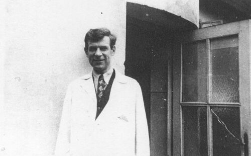 Dr Jerzy Reichan, który zginął w zbombardowanym przez Sowietów szpitalu. Fot. archiwum rodzinne