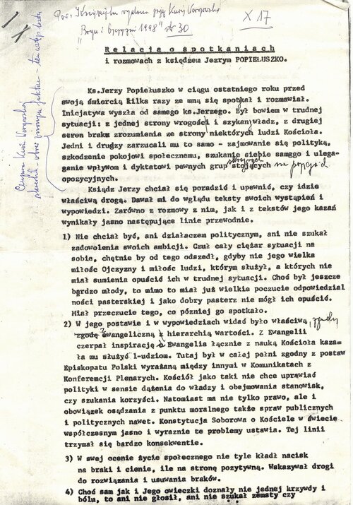 Fotokopia listu bp. Ignacego Tokarczuka do ks. Teofila Boguckiego z 1 sierpnia 1985 r. zawierającego...