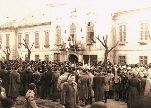 Sátoraljaújhely było jednym zważnych miejsc rewolucji 1956 r. Fot. ujhely56.hu