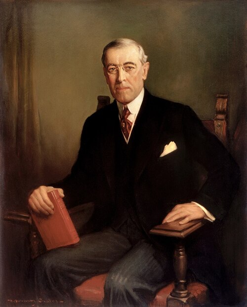 Prezydent Thomas Woodrow Wilson