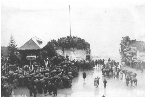 Wkroczenie wojsk polskich do Pucka - "zaślubiny Polski z morzem", 10 lutego 1920 r. For. NAC