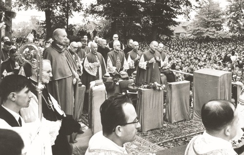 Obchody Milenium Chrztu Polski w Drohiczynie, 2 października 1966 r. Fot. Instytut Prymasowski
