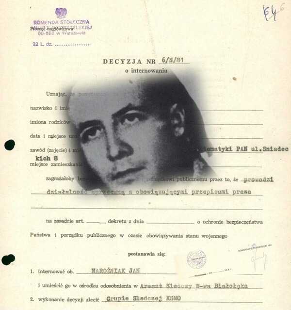 Solidarni w stanie wojennym – uwolnić Narożniaka!