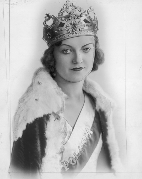 Helena Gruszeczka, Miss Polonia wybrana w Chicago, 1932 r. Fot. NAC