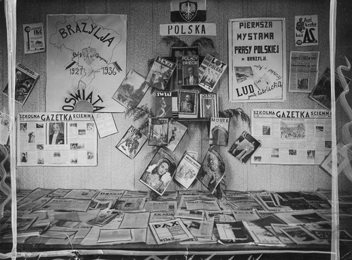 Pierwsza wystawa prasy polskiej w Brazylii, 1936 r. Fot. NAC
