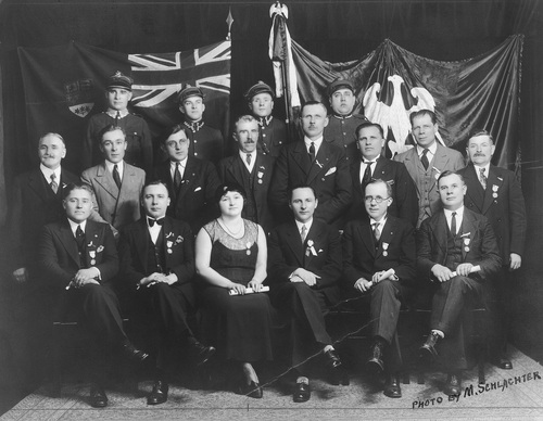 Uroczystość w Toronto z okazji 15-lecia zorganizowania Armii Polskiej w Kanadzie, 1932 r. Fot. NAC