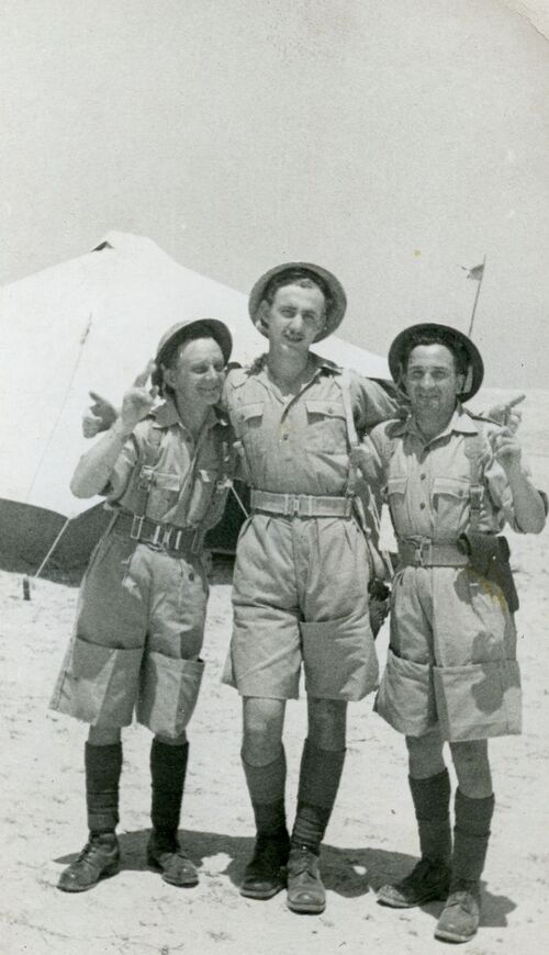 Ułani Karpaccy w El Amiriya koło Aleksandrii (II 1942). Fot. ze zbiorów R. Dyrcza