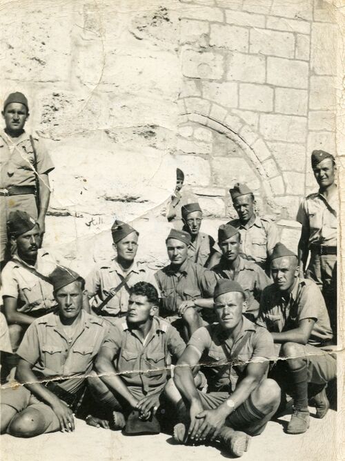 Wycieczka żołnierzy BSK (Betlejem, IX 1940). Fot. ze zbiorów R. Dyrcza