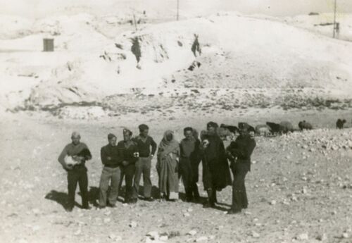 Widok na stanowiska bojowe SBSK w Tobruku (1942). Fot. ze zbiorów R. Dyrcza