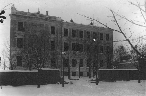 Budynek szkoły im. Sienkiewicza we Lwowie, 1918. Ze zbiorów NAC