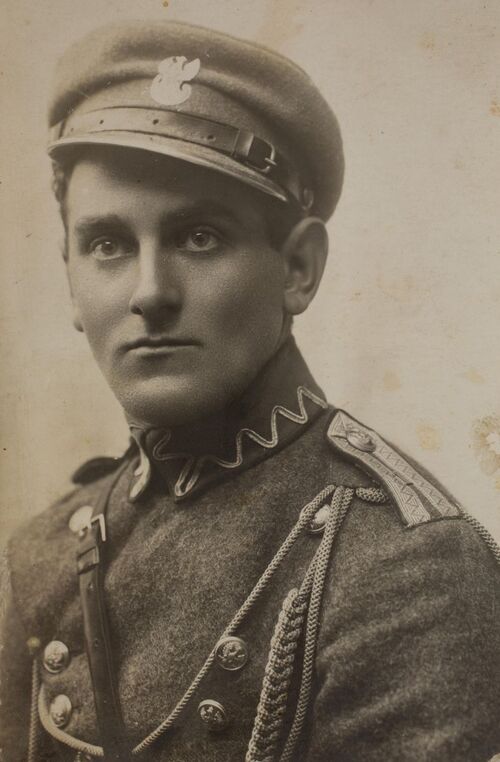 Ludwik Stawski w mundurze podoficera żandarmerii. Fot. ze zbiorów Izabeli Urbanek