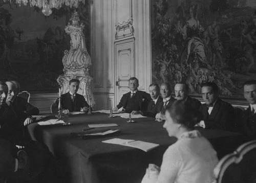 Podpisanie w Wiedniu konwencji polsko-niemieckiej w sprawie obywatelstwa i opcji, sierpień 1924 r. Fot. NAC