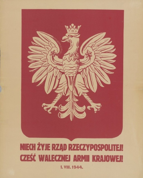 Plakat patriotyczny z 1944 r. (ze zbiorów Biblioteki Narodowej)