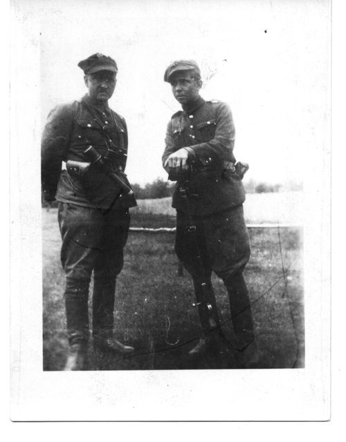 Józef Wyrwa „Stary” i Tadeusz Wyrwa „Orlik” - 1944 rok. Fot. ze zbiorów Autora